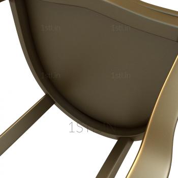 Armchairs (KRL_0049) 3D model for CNC machine