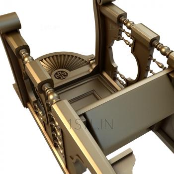 Armchairs (KRL_0071) 3D model for CNC machine