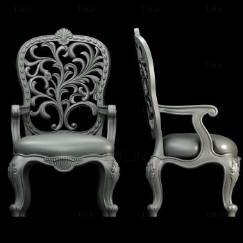 Armchairs (KRL_0073) 3D model for CNC machine