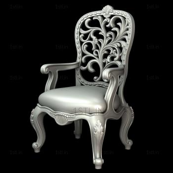 Armchairs (KRL_0073) 3D model for CNC machine