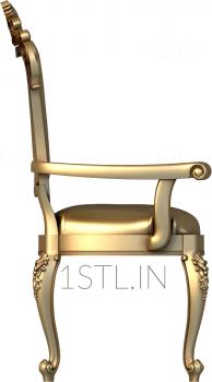 Armchairs (KRL_0077) 3D model for CNC machine