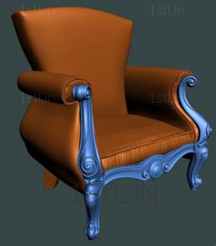 Armchairs (KRL_0089) 3D model for CNC machine