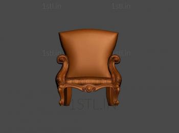 Armchairs (KRL_0089) 3D model for CNC machine