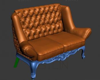 Armchairs (KRL_0091) 3D model for CNC machine