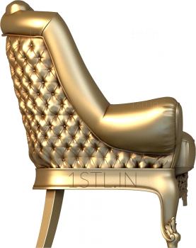 Armchairs (KRL_0091) 3D model for CNC machine