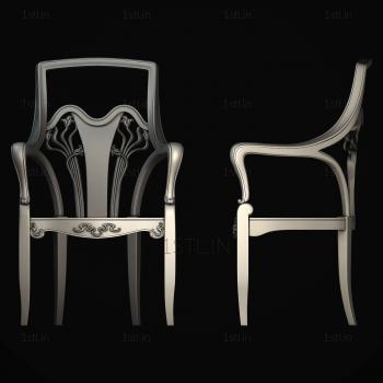 Armchairs (KRL_0117) 3D model for CNC machine