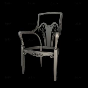 Armchairs (KRL_0117) 3D model for CNC machine