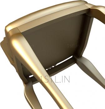 Armchairs (KRL_0124) 3D model for CNC machine