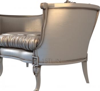 Armchairs (KRL_0129) 3D model for CNC machine