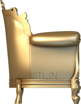 Armchairs (KRL_0131) 3D model for CNC machine