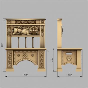 Armchairs (KRL_0139) 3D model for CNC machine