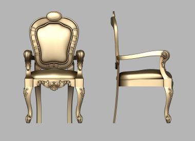 Armchairs (KRL_0170) 3D model for CNC machine