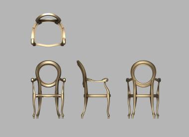 Armchairs (KRL_0171) 3D model for CNC machine