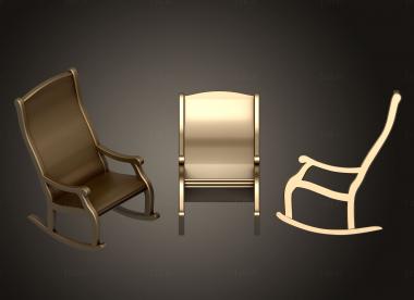 Armchairs (KRL_0175) 3D model for CNC machine