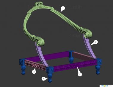 Armchairs (KRL_0177) 3D model for CNC machine