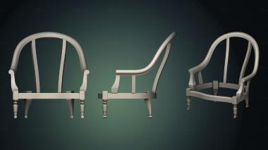 Armchairs (KRL_0182) 3D model for CNC machine