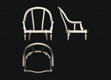 Armchairs (KRL_0182) 3D model for CNC machine