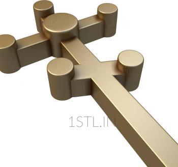 Crosses (KRS_0092) 3D model for CNC machine