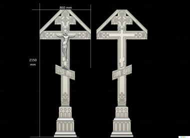 Crosses (KRS_0249) 3D model for CNC machine