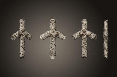 Crosses (KRS_0306) 3D model for CNC machine