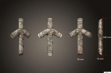 Crosses (KRS_0306) 3D model for CNC machine