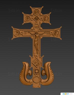 Crosses (KRS_0323) 3D model for CNC machine