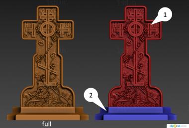 Crosses (KRS_0339) 3D model for CNC machine