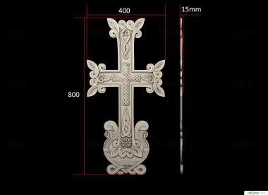 Crosses (KRS_0341) 3D model for CNC machine