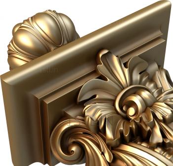 Corbels (KR_0001) 3D model for CNC machine