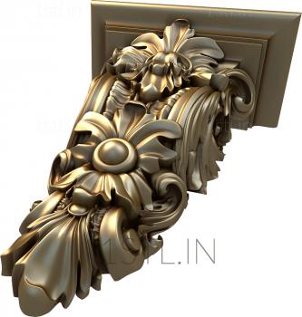 Corbels (KR_0001) 3D model for CNC machine