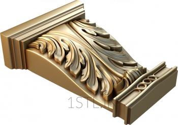 Corbels (KR_0017) 3D model for CNC machine