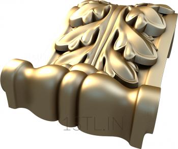 Corbels (KR_0023) 3D model for CNC machine