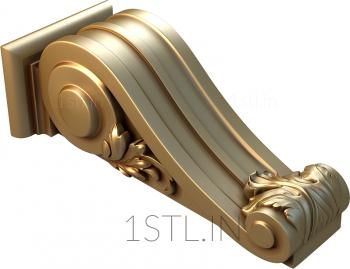 Corbels (KR_0027) 3D model for CNC machine