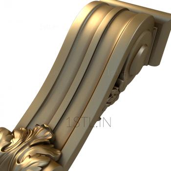 Corbels (KR_0027) 3D model for CNC machine