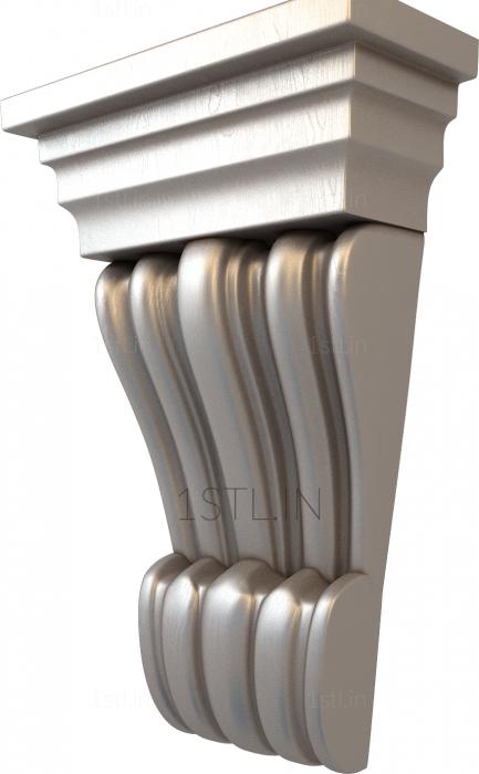 Corbels (KR_0030) 3D model for CNC machine
