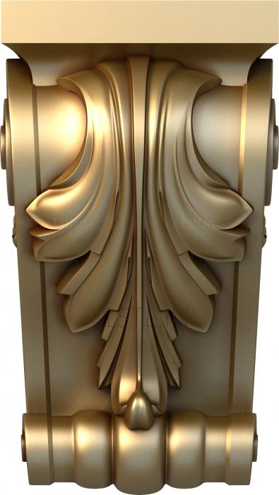 Corbels (KR_0036) 3D model for CNC machine