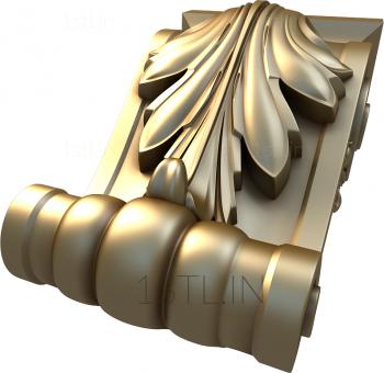 Corbels (KR_0036) 3D model for CNC machine