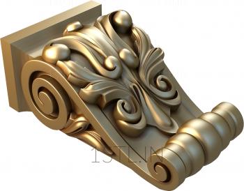 Corbels (KR_0038) 3D model for CNC machine