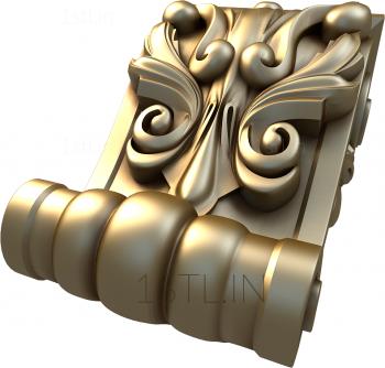 Corbels (KR_0038) 3D model for CNC machine