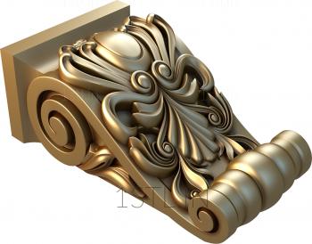 Corbels (KR_0039) 3D model for CNC machine