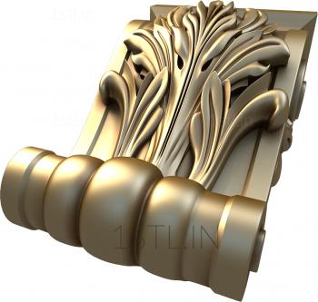 Corbels (KR_0041) 3D model for CNC machine