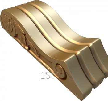 Corbels (KR_0046) 3D model for CNC machine