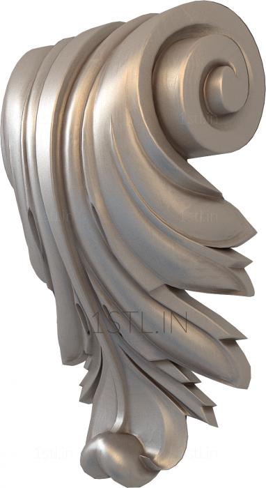 Corbels (KR_0052-1) 3D model for CNC machine