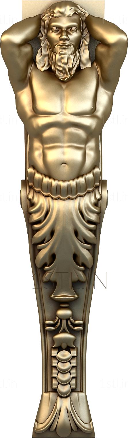 Corbels (KR_0060) 3D model for CNC machine