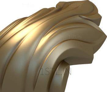 Corbels (KR_0073) 3D model for CNC machine