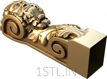 Corbels (KR_0084) 3D model for CNC machine