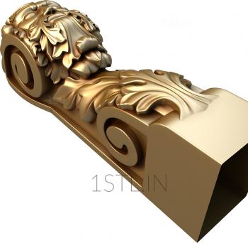 Corbels (KR_0084) 3D model for CNC machine