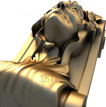 Corbels (KR_0087) 3D model for CNC machine