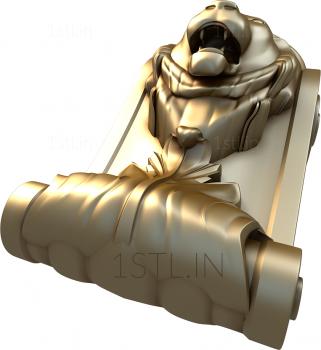 Corbels (KR_0088) 3D model for CNC machine