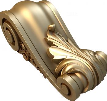 Corbels (KR_0095) 3D model for CNC machine